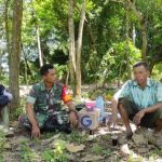 Babinsa Koramil 2304/Anyar, Komsos Membahas Tentang Penghijauan