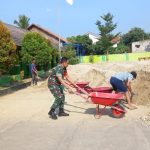 Babinsa Koramil 2302/Bojonegara, Karbak Pemindahan Pasir