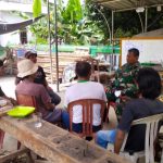 Babinsa Koramil 2307/Ciwandan, Komsos Membahas Tentang Pembangunan Poskamling