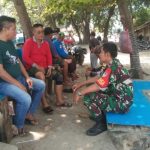 Babinsa Koramil 2303/Pulomerak, Komsos Terkait Menjaga Keselamatan