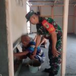 Babinsa Koramil 2302/Bojonegara, Karbak Pembangunan Rumah Warga