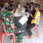 Babinsa Koramil 2305/Cinangka, Puan Ter Pendataan Penyaluran BLT