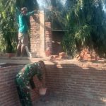 Babinsa Koramil 2302/Bojonegara, Karbak Pembangunan Rumah Warga