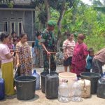 Babinsa Koramil 2305/Cinangka, Bintahwil Pendistribusian Air Bersih