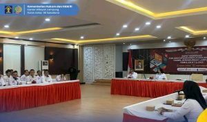 Rutan Kelas IIB Sukadana Mengikuti Rapat Koordinasi Evaluasi Capaian Kinerja Tw III di Kementerian Hukum dan HAM Lampung