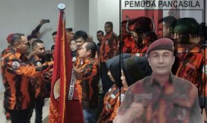 Rajiun Lantik Pengurus MPC Pemuda Pancasila Buton Utara