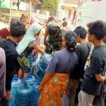 Babinsa Koramil 2305/Cinangka, Bintahwil Pendistribusian Air