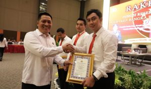Satreskrim Polres Bangka Barat Peroleh Penghargaan dari Polda Kep Babel pada Rakernis Fungsi Reskrim