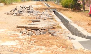 DD 2023 Desa Gantimulyo Bangunkan Drainase di Dusun IV