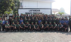 Dandim 0623/Cilegon Pimpin Upacara Korps Raport Kenaikan Pangkat BA/TA  dan PNS Kodim 0623/Cilegon