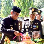 Pj. Bupati Takalar Hadiri Upacara Peringatan HUT Ke-78 TNI Tahun 2023, TNI Garda Terdepan dalam Penegakan NKRI 