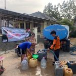 Honda Babel Kembali Salurkan Air Bersih ke Wilayah Gabek II