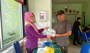 Wakili Danramil 10/LBR, Peltu Agung Hadiri Test Kebugaran Tingkat Kecamatan