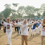 Tim Pemenangan Prabowo Subianto Kode 08 2024 Gelar Senam Massal di Desa Bagelen
