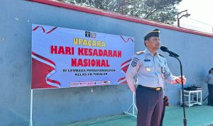 Pimpin Upacara Kesadaran Nasional, Kalapas Pinta Maknai Arti Pemasyarakatan