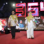 Meriahkan Fashion Show Kepala Daerah se-Sulawesi Selatan, Pj. Bupati bersama Pj. Ketua TP. PKK Tampil dengan Batik Khas Takalar 