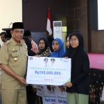 Bersama BPJS Ketenagakerjaan Dan Forkopimda, Bupati Launching Program Linjamsosnaker Bagi Pekerja Keagamaan dan Rentan