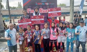 Rangkaian Hari Jadi Pangkalpinang Ke-266 Tahun, Pemkot Pangkalpinang Galakkan Lari dan Senam Sehat