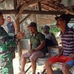 Babinsa Koramil 2303/Pulomerak, Komsos Terkait Menjaga Keamanan