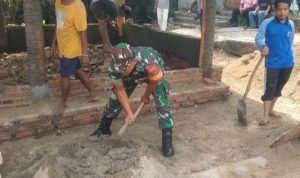 Babinsa Koramil 2307/Ciwandan, Karbak Pembangunan poskamling