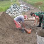 Babinsa Koramil 2307/Ciwandan, Karbak Pembangunan Rumah Warga