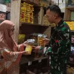 Babinsa Koramil 2305/Cinangka, Puan Ter Pendataan Stock Sembako