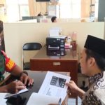 Babinsa Koramil 2307/Ciwandan, Puan Ter Pendataan Jumlah DPT