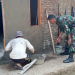 Babinsa Koramil 2305/Cinangka, Karbak Melaster Rumah