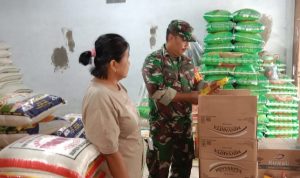 Babinsa Koramil 2303/Pulomerak, Bintahwil Pengecekan Harga Sembako