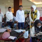 Riana Sari Arinal Menghadiri Donor Darah Kantor Wilayah Perwakilan Bank Indonesia 
