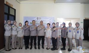 Jelang Rakorbin SDM Polri, Biro SDM Polda Babel Gelar Bakti Kesehatan, Bakti Sosial dan Penanaman Pohon