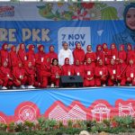 Kemeriahan Emak-emak Ikuti Jambore PKK Pangkalpinang 2023