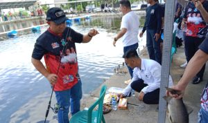 Para Pemancing Ramaikan Rangkaian Hari Jadi Pangkalpinang ke-266 Tahun, Wako Molen Pesankan Semangat Kebersamaan