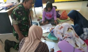 Babinsa Koramil 2302/Bojonegara, Komsos Kegiatan Posyandu