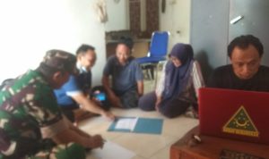 Babinsa Koramil 2301/Cilegon, Komsos Tentang Vaksin Masyarakat