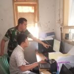 Babinsa Koramil 2305/Cinangka, Puan Ter Pendataan Jumlah Penerima BLT