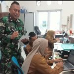 Babinsa Koramil 2305/Cinangka, Puan Ter Pendataan Jumlah Penerima BLT