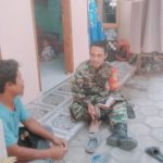 Babinsa Koramil 2302/Bojonegara, Puan Ter Pendataan Penghuni Kontrakan