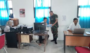 Babinsa Koramil 2306/Mancak, Puan Ter Pendataan Lembaga Pendidikan