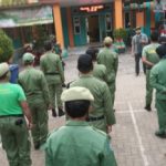 Babinsa Koramil 2307/Ciwandan, Bintahwil Memberikan Materi PBB Dasar