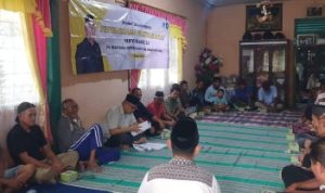 Heryawandi Plt. Wakil Ketua DPRD Provinsi Babel Gelar Penyebarluasan Perda di Tanjung Niur