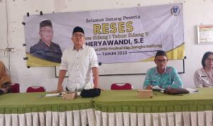 Heryawandi Plt  Wakil Ketua DPRD Provinsi Kep. Bangka Belitung Reses di SMA Negeri 1 Tempilang