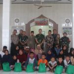 Jum’at Berkah, Kodim 0623/Cilegon Bagikan Air Bersih, Santunan Anak Yatim dan Pembagian Sembako