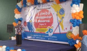Moment Hari Jadi ke-26 BMT Fajar Bina Sejahterra Gelar Lomba Mewarnai Tingkat TK se-Kota Metro