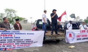 Ada Apa’ dengan Lampung Timur, KLTM Gelar Aksi Damai Soroti Penonaktifkan Peserta BPJS
