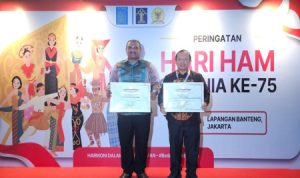 Babel Raih Penghargaan Peduli HAM di Puncak Peringatan Hari Hak Asasi Manusia Sedunia ke-75 Tahun 2023