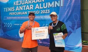 Dua Bersaudara Asal Sinjai Harumkan IKA UNHAS pada Turnamen Tenis Antar Alumni PT di Jakarta