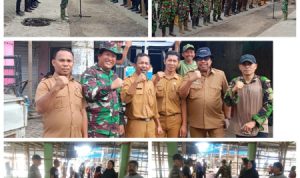 Siaga Bencana, Giat Kerja Bakti Hari ke Dua Pemkab Takalar Bersama TNI Polri dan Satpol PP di Pasar Pattalassang