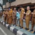 Awal Masuk Kerja PJ Bupati Lahat Mengunjugi Pasar Lematang Lahat Bersama Sejumlah OPD 