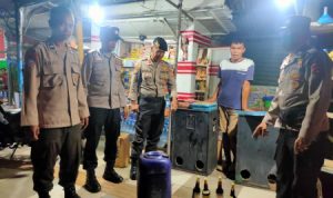 Gelar Patroli Preventif Strike, Polsek Metro Selatan Sita Puluhan Liter Minuman Keras
